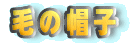 毛の帽子